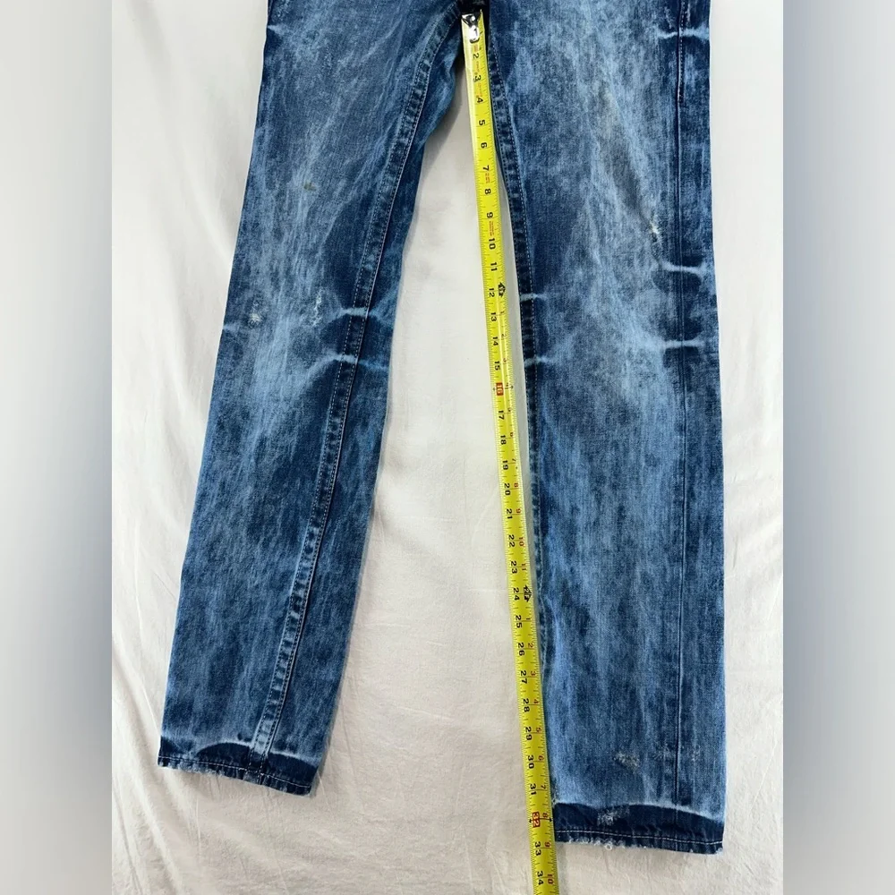 True Religion Jeans Skinny Acid Wash Denim Mens Size‎ 30